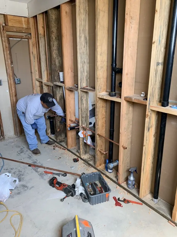 Commercial rough-in plumbing for Commercial Plumbing in The Landings